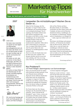 Artikel im Newsletter